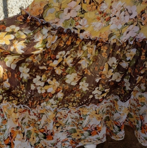 Anthropologie Boho. Olive Hill Floral Alexa‎ Dress - Picture 3 of 5